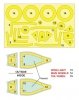 Omask 54060 P-47D Thunderbolt double-sided mask (for Miniart) 1/48